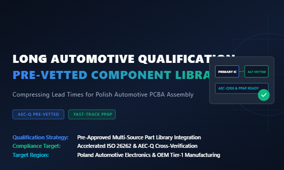 Najnowsze blogi firmy Streamlining European Automotive Qualification: Polish Plants Deploy Pre-Vetted Component Libraries