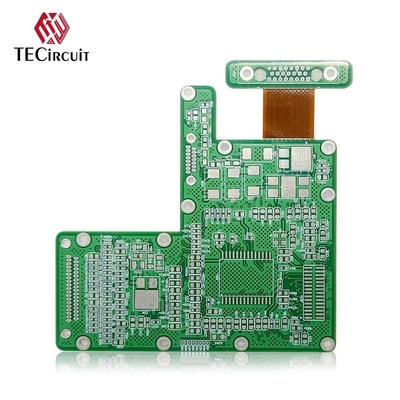 kupować FR4 PI Materiał PCB sztywny elastyczny tabliczki drukowanej zanurzenie złoto 2u produkcja online