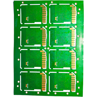 Złote palce wielowarstwowe PCB sztywna tablica obwodu drukowanego do karty graficznej