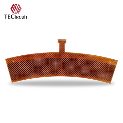 2 warstwy FPC Flexible PCB Rigid-Flex Board Gold Finger 0,15 mm grubość