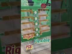 2 warstwy sztywne, elastyczne płyty obwodowe Złoty palec 0,15 mm grubość PCB sztywne