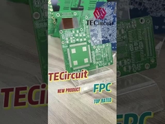 2 warstwy sztywne, elastyczne płyty obwodowe Złoty palec 0,15 mm grubość PCB sztywne